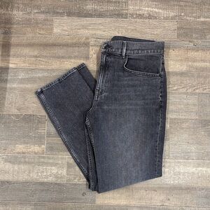 Women’s Lafayette‎ 148 Black Straight Leg Jeans No Sz Tag Measures to a SZ 8
